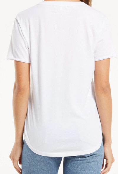 ORGANIC COTTON V-NECK TEE by Z Supply