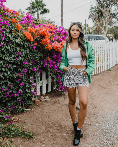 Daisy Crop Tank by Perfect White Tee