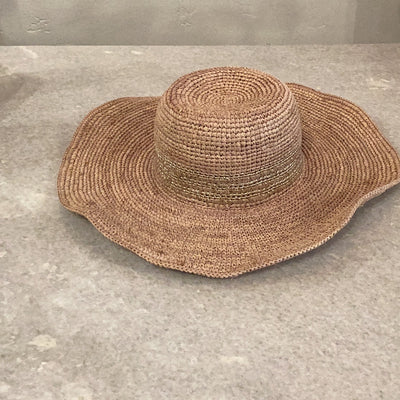 Bella/Crochet Raffia Sun Hat